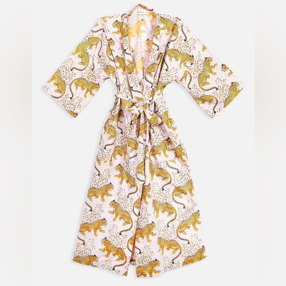 Printfresh Robe in Bagheera-Blush L/XL